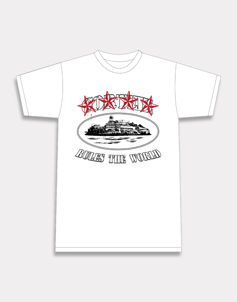4Starz T-shirt White By Corteiz