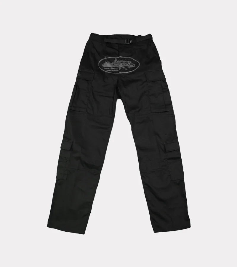 Guerillaz Cargos Triple Black By Corteiz