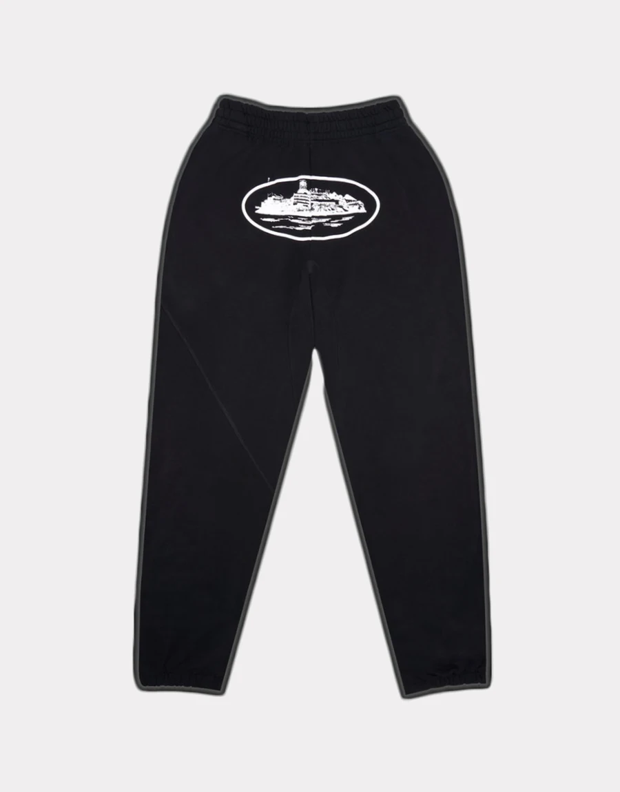 OG Alcatraz Joggers Black by Corteiz