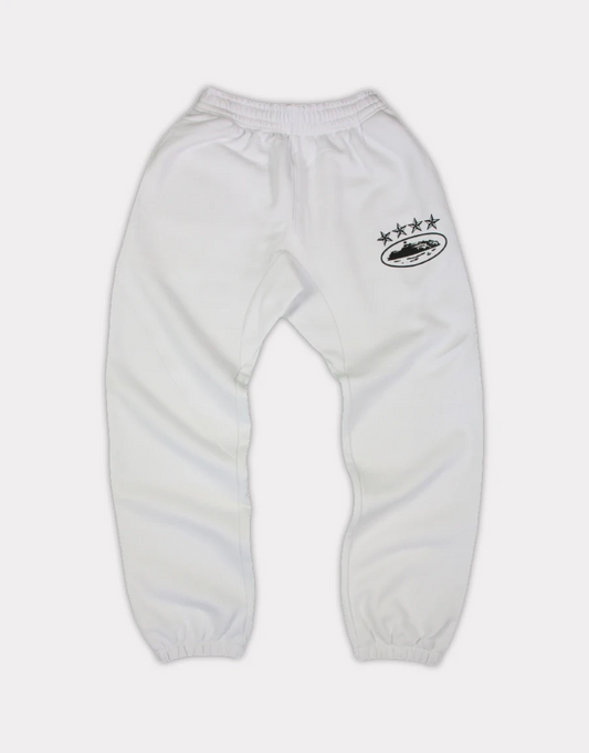 4Starz Alcatraz Sweatpants White by Corteiz