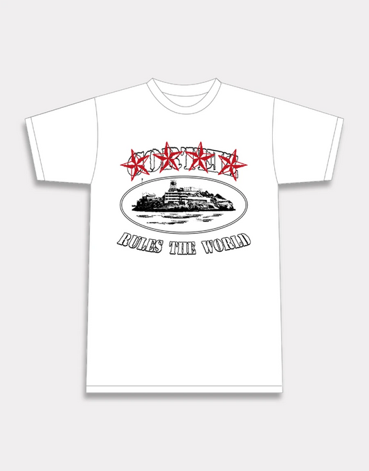 4Starz  T-shirt White By Corteiz