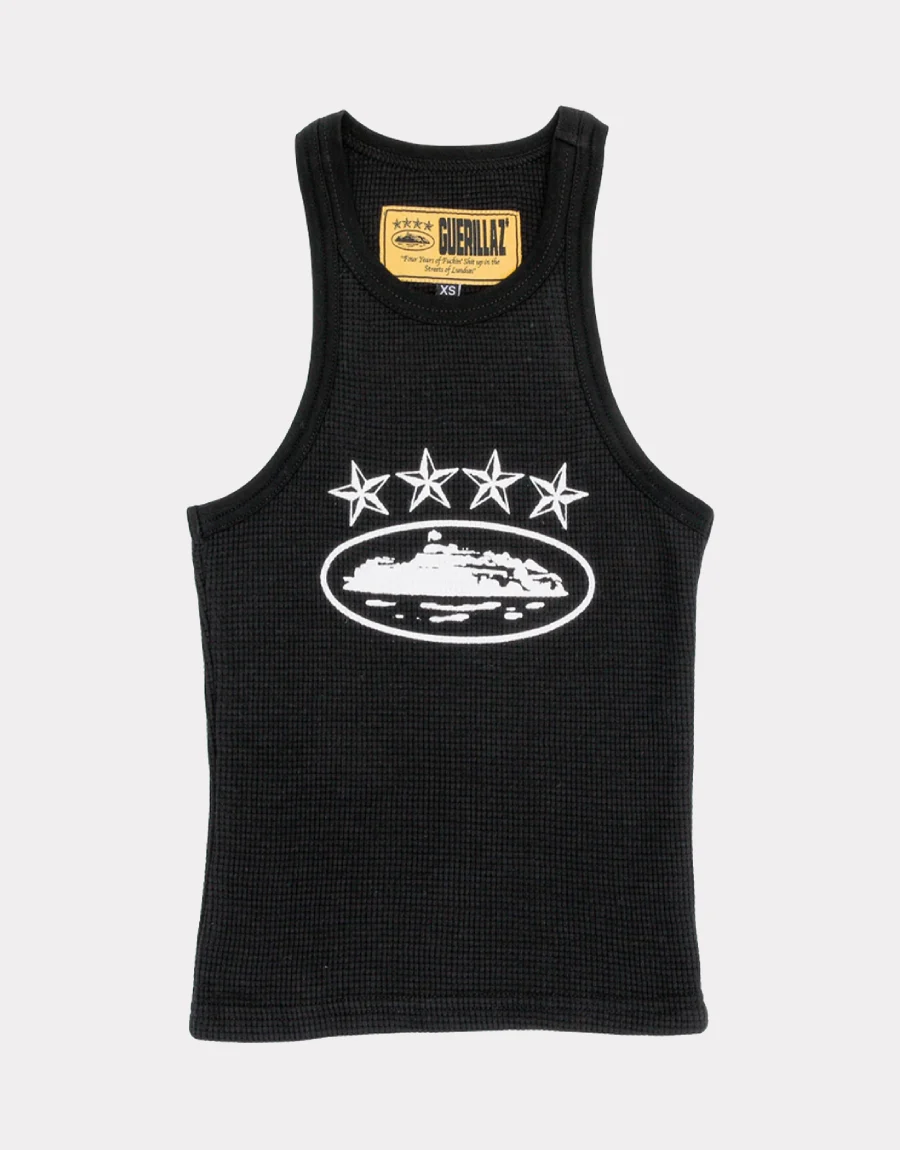 4Starz Alcatraz women Tank Top Black By Corteiz