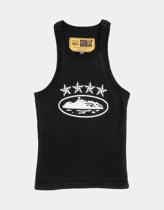 4Starz Alcatraz women Tank Top Black By Corteiz