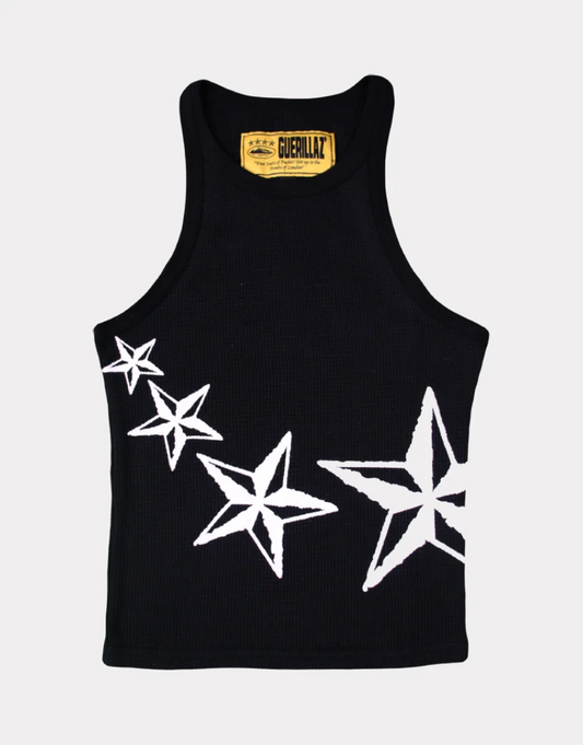 4Starz Motion Womens Tank Top Black By Corteiz