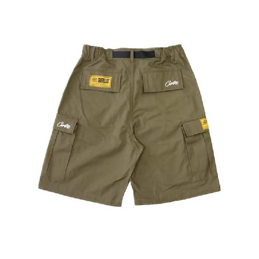 Cargo Shorts Khaki Green By Corteiz