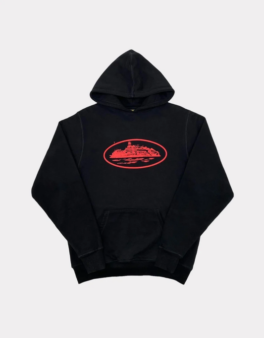 OGHoodie Black/Red By Corteiz