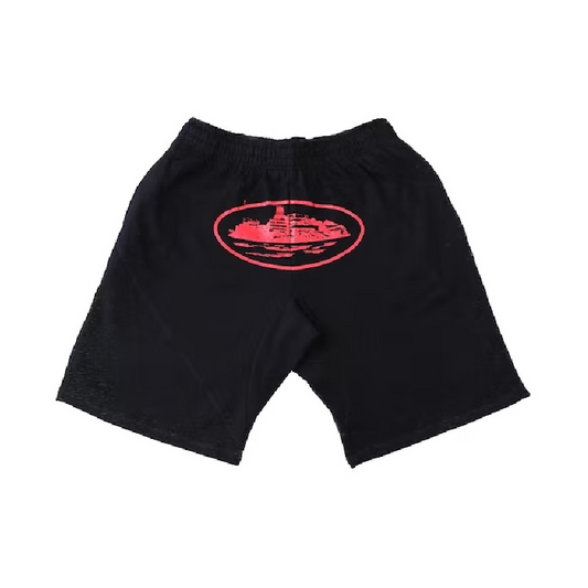 OG Shorts Black/Red By Corteiz