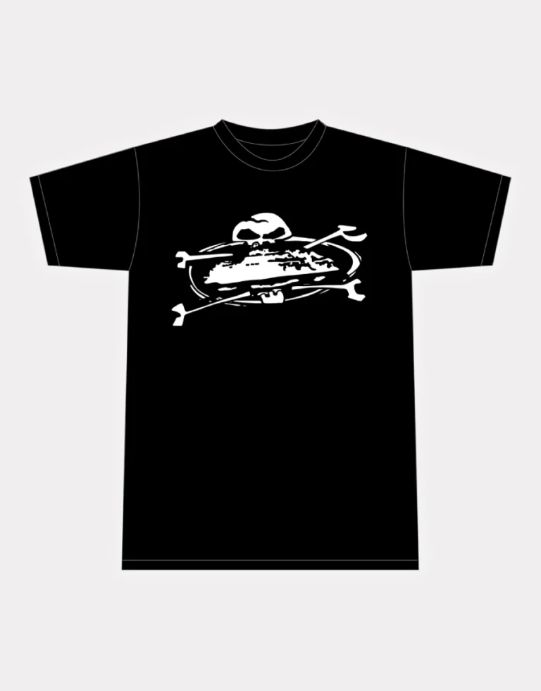 Skull T-shirt Black By Corteiz