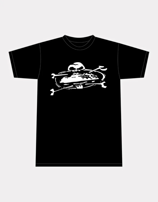 Skull T-shirt Black By Corteiz