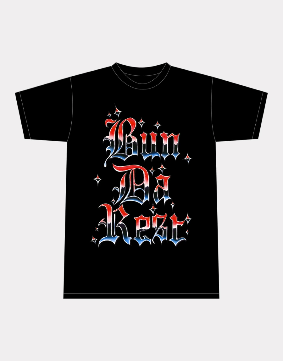 Bun Da Rest Royale T-shirt Black By Corteiz