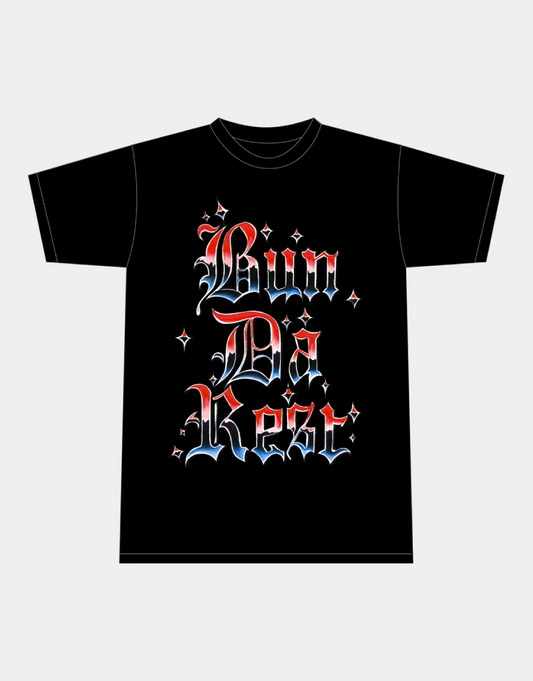Bun Da Rest Royale T-shirt Black By Corteiz
