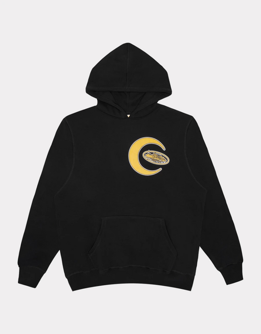 OG Moon Hoodie Black By Corteiz
