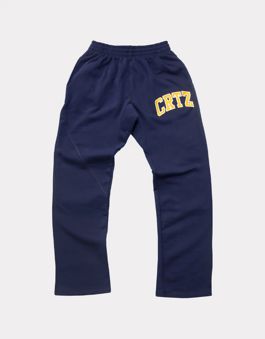 Crtz Dropout Joggers Navy by Corteiz