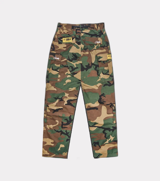 Guerillaz Cargos Woodland Camo By Corteiz