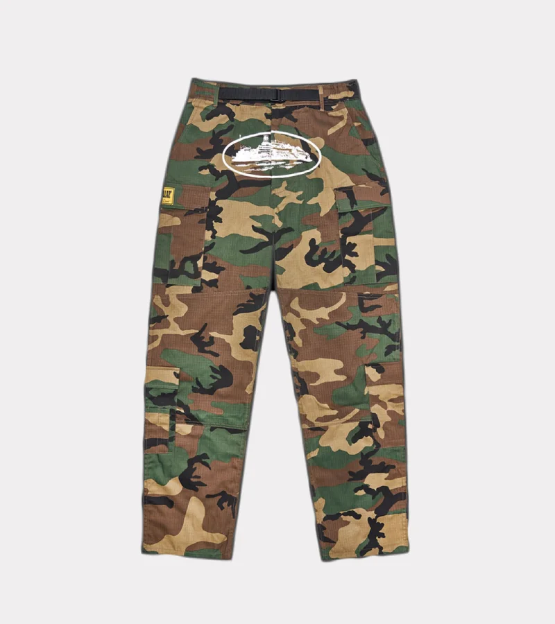 Guerillaz Cargos Woodland Camo By Corteiz