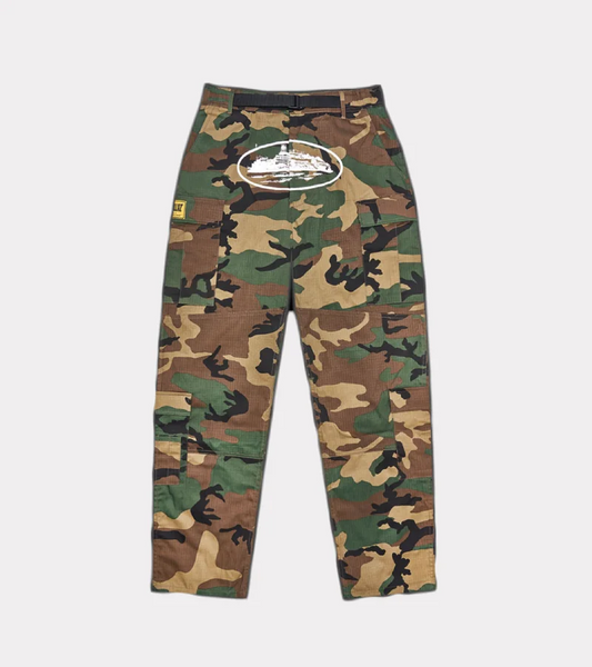 Guerillaz Cargos Woodland Camo By Corteiz