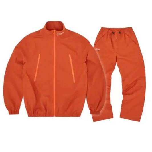 Gutta Wasserdichter Tracksuit [Burnt Orange] by Corteiz