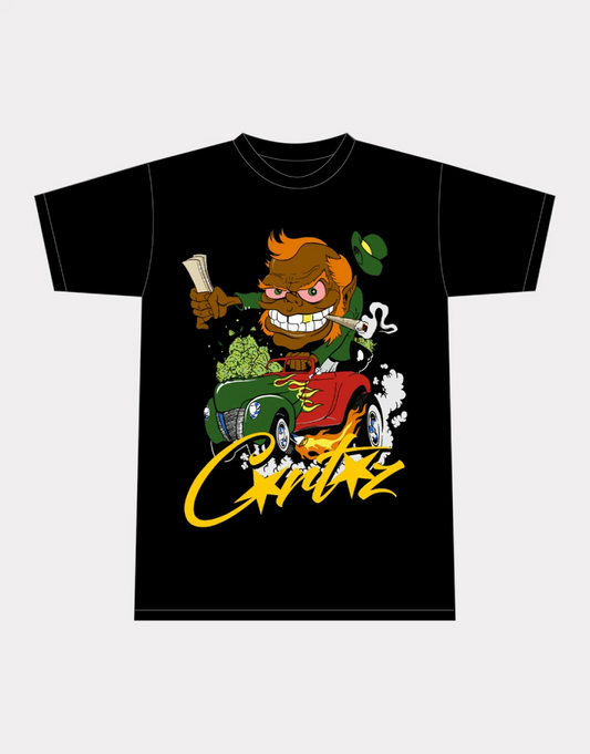 Leprechaun T-shirt Black By Corteiz