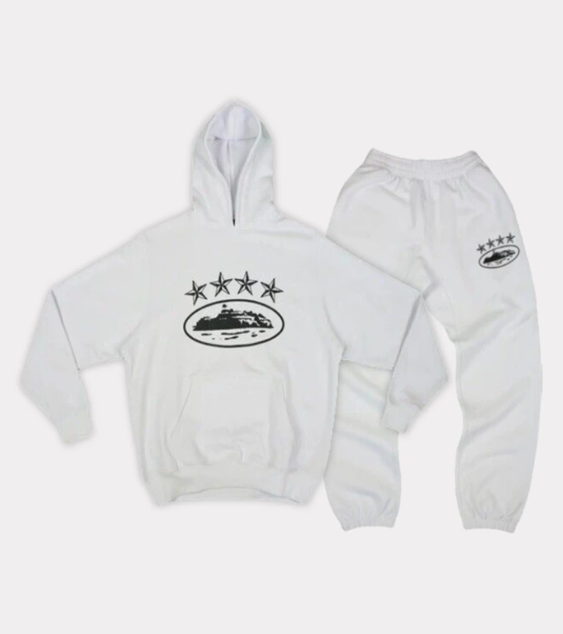 Tracksuit White by Corteiz