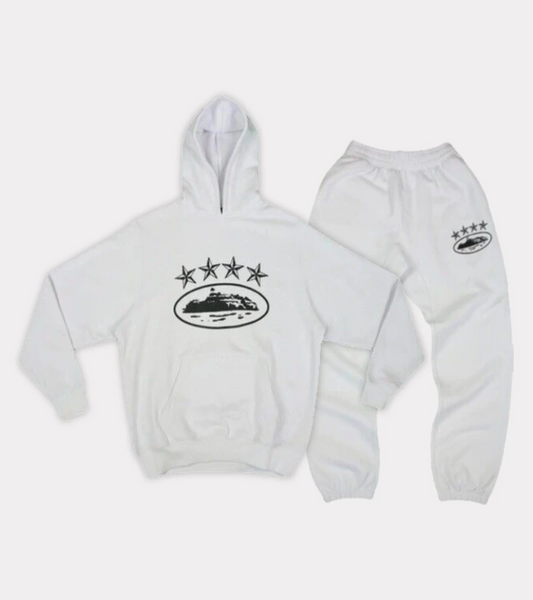 Tracksuit White by Corteiz