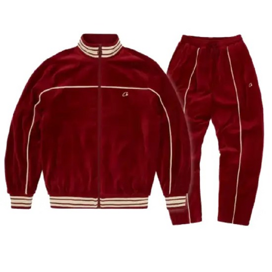 VVS Uptown Tracksuit Burgundy by Corteiz