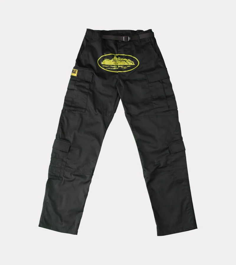 Guerillaz Cargos Black/Yellow By Corteiz
