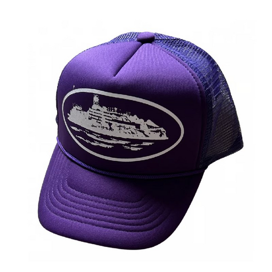 Trucker Hat Purple by Corteiz