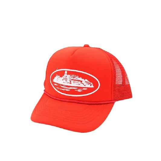 Trucker Hat Red by Corteiz
