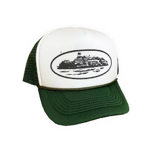 Trucker Hat Green by Corteiz